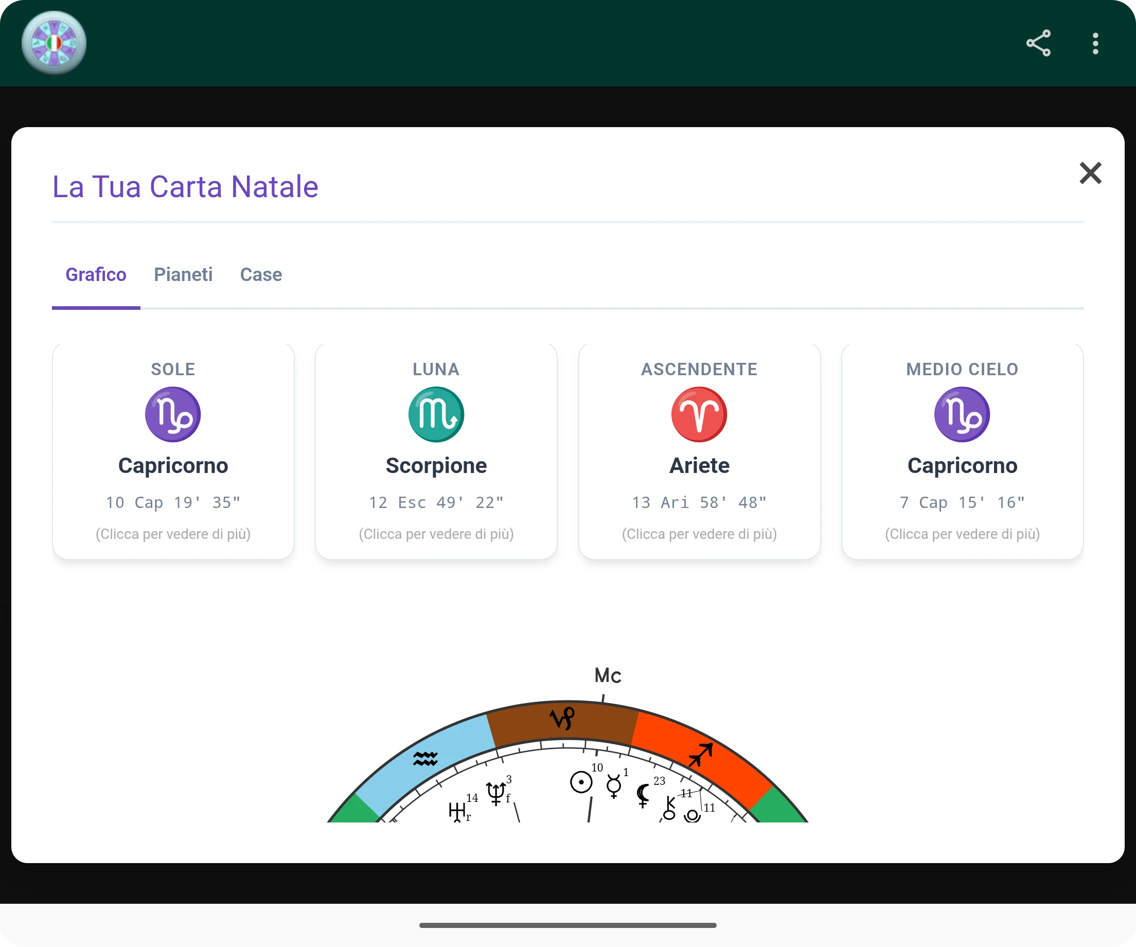 Calcolo Tema Natale screenshot