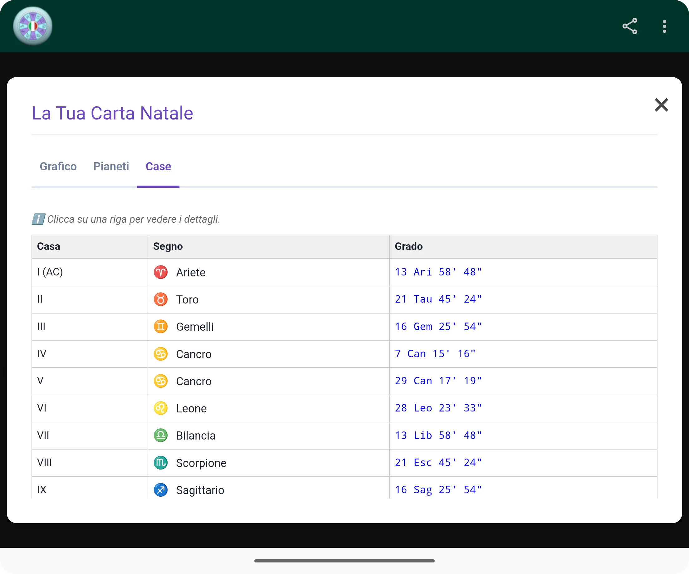 Calcolo Tema Natale screenshot